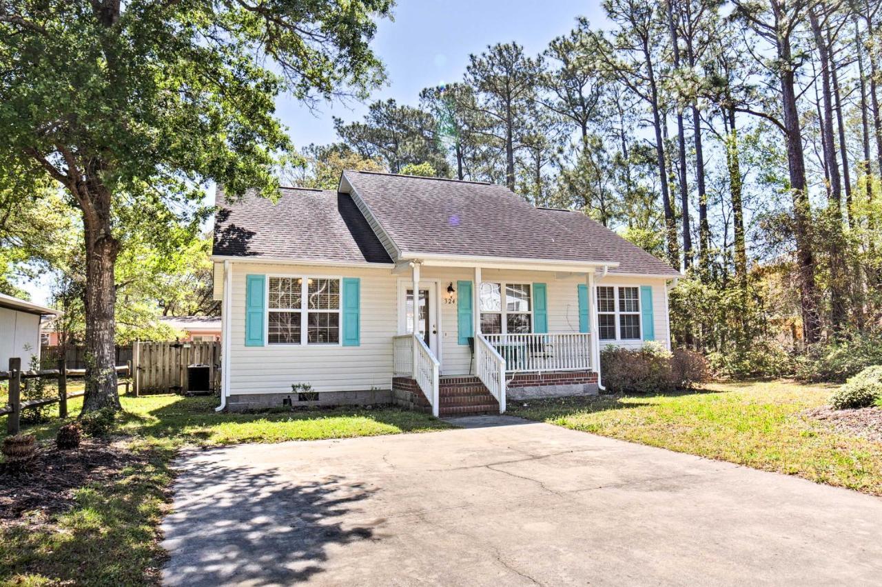 Oak Island Cottage - Walk To Beach And Intracoastal! Exterior foto